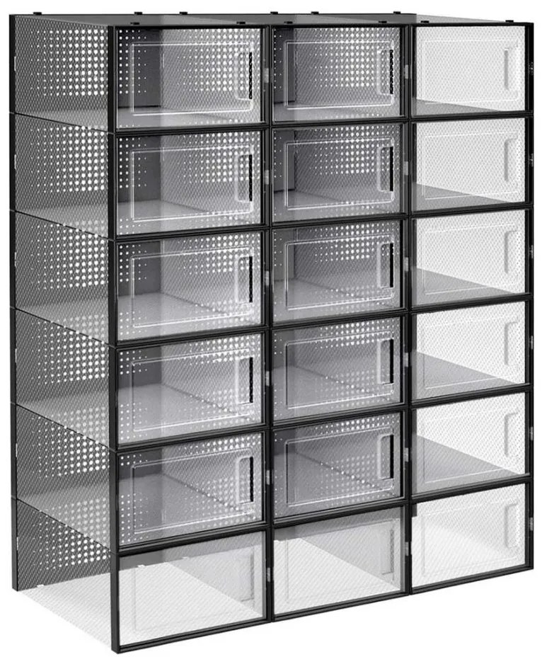 Модулен регал с отделения BOXIFY, черен