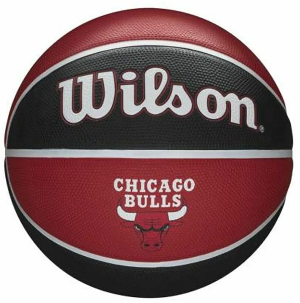 Баскетболна Топка Wilson NBA Team Tribute Chicago Bulls Червен Един размер 7