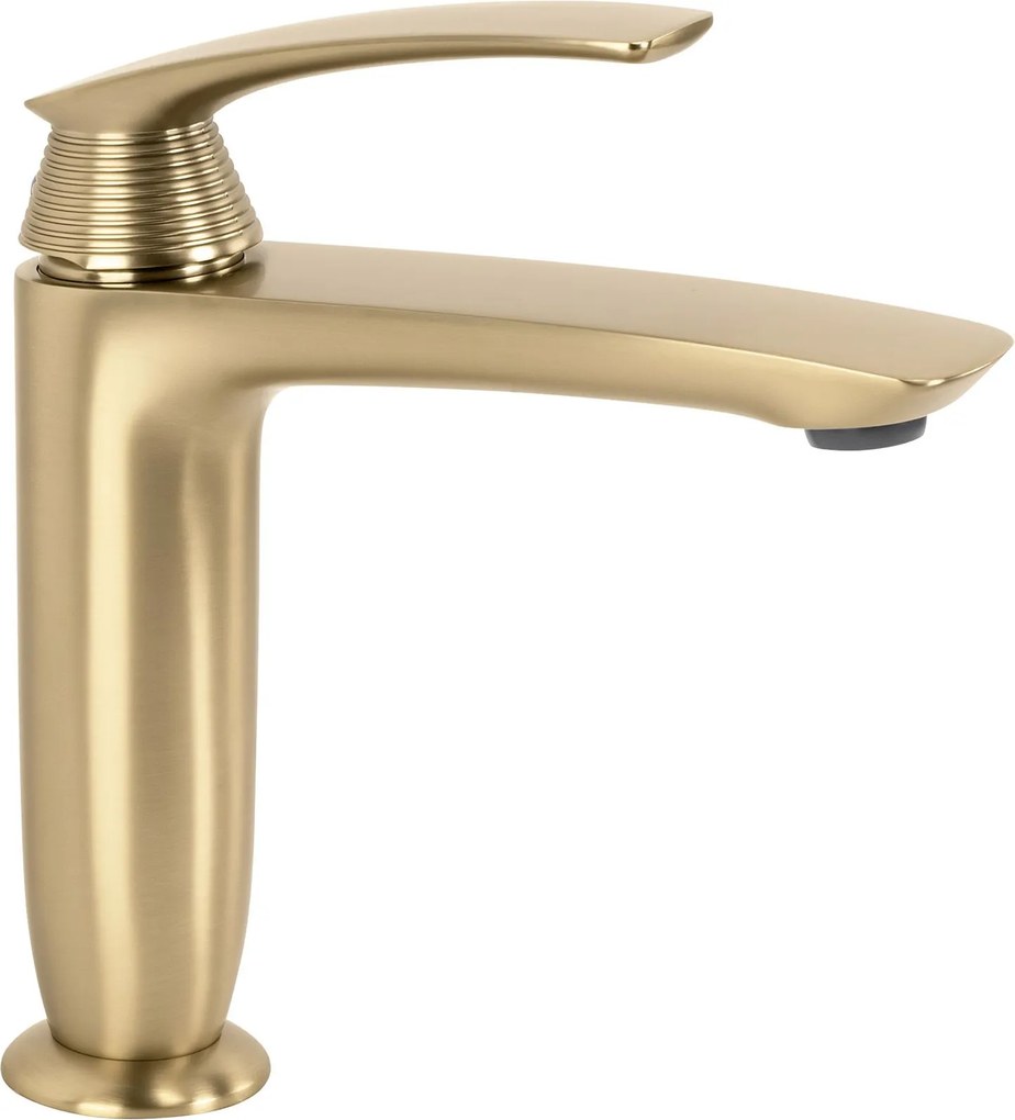 Смесител за мивка PREMIUM Rea Como Brush Gold Low