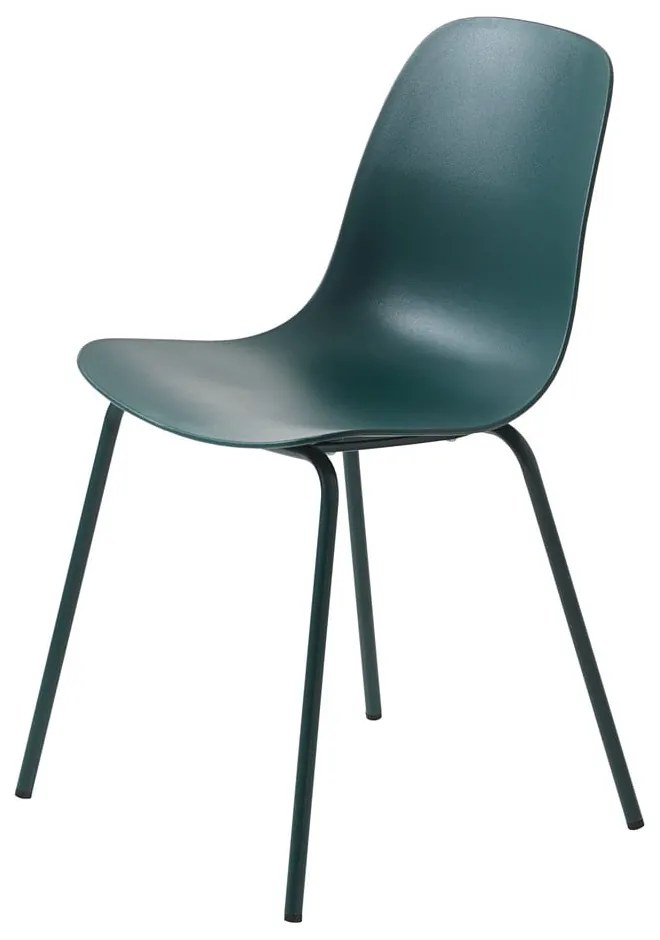 Тюркоазен пластмасов стол за хранене Whitby - Unique Furniture