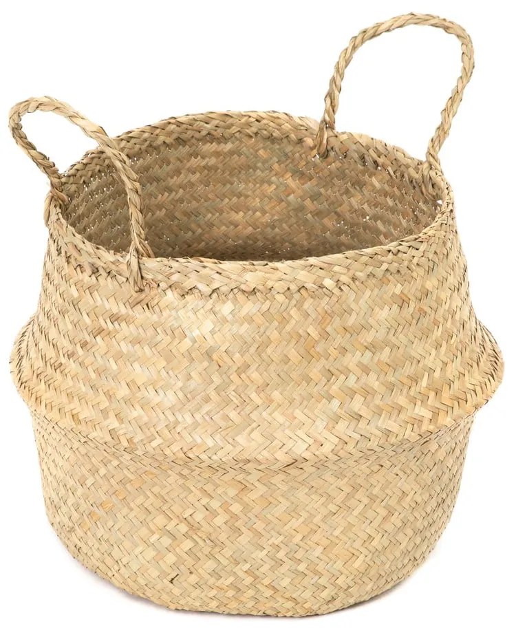 Кошница за съхранение от светла морска трева , ⌀ 35 cm - Compactor