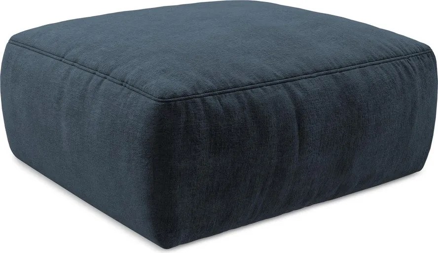 Тъмносиня шенилова табуретка Kuki – Makamii