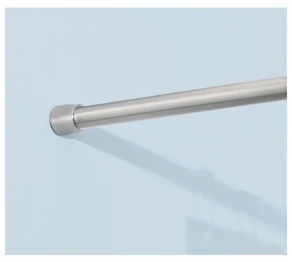 Пръчка за душ завеса 66 - 107 см в сребрист цвят Forma S - iDesign