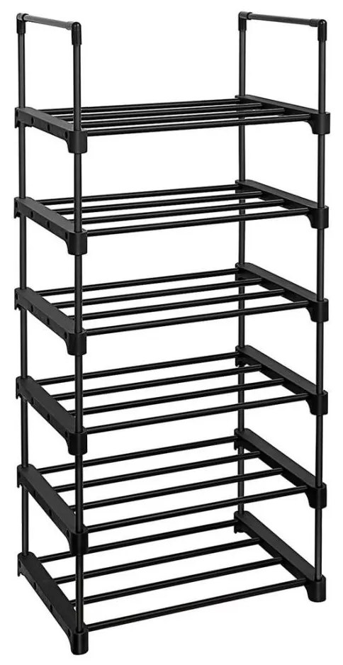 Шкаф за обувки ALVORO, черен