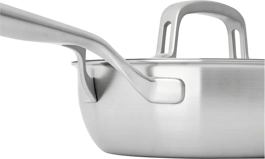 Касерола от неръждаема стомана с капак подходящо за индукционен котлон 1,5 l Lucca 3.0 – FABINI