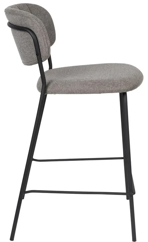 Сиви бар столове в комплект от 2 броя 89 см Jolien - White Label