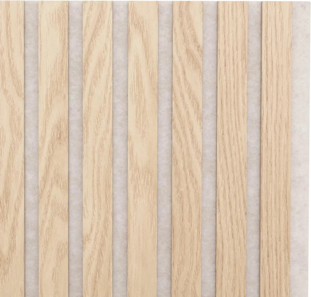 Декоративен aкустичен стенен панел Colva, 240x60 cm, MDF - Черно дърво