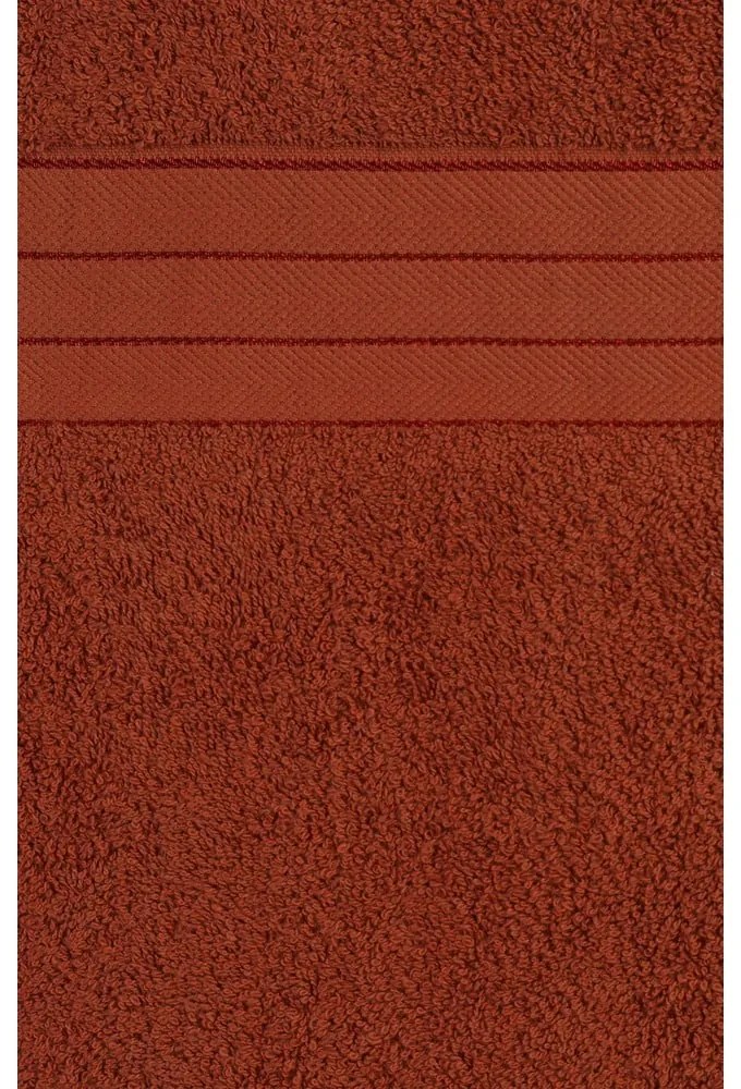 Памучни кърпи в комплект от 4 бр. от тери тухлен 50x100 cm – Good Morning