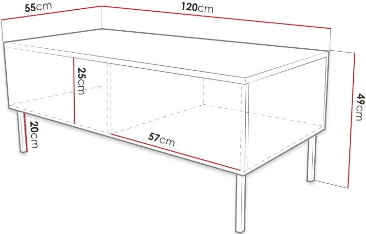 Масичка за кафе Exito-Black
