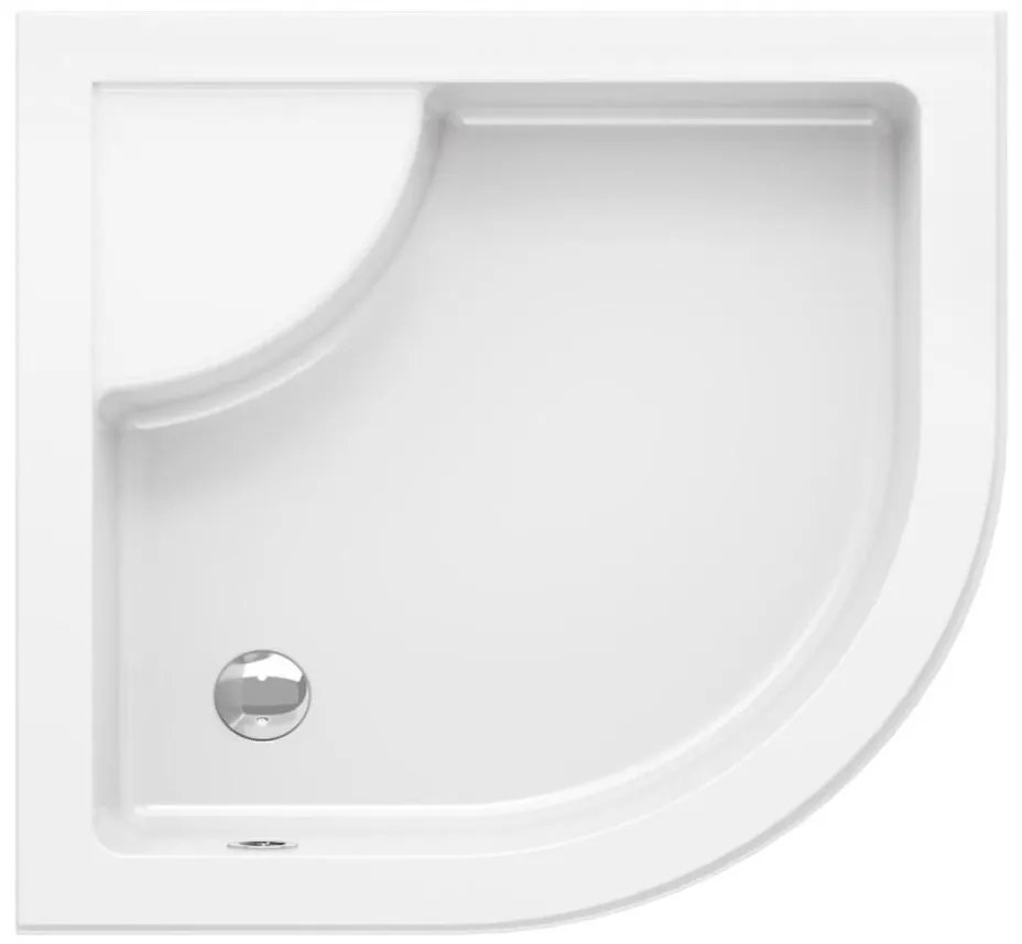 Ravak A217001020 - Четвърткръгла ваничка за душ SABINA 90x90 см бяла