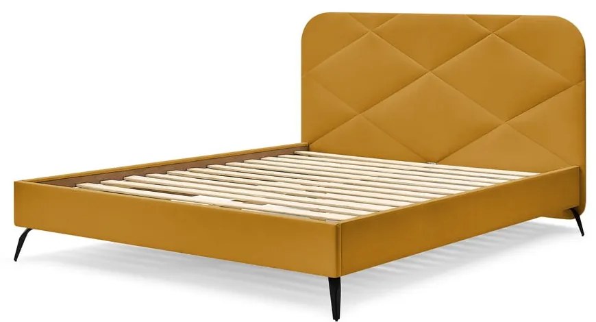 Двойно легло тапицирано с включена подматрачна рамка 160x200 cm Prune – Bobochic Paris