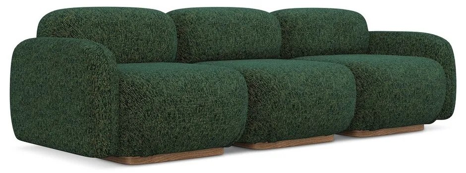 Тъмнозелен модулен диван 270 cm Ailani – Makamii