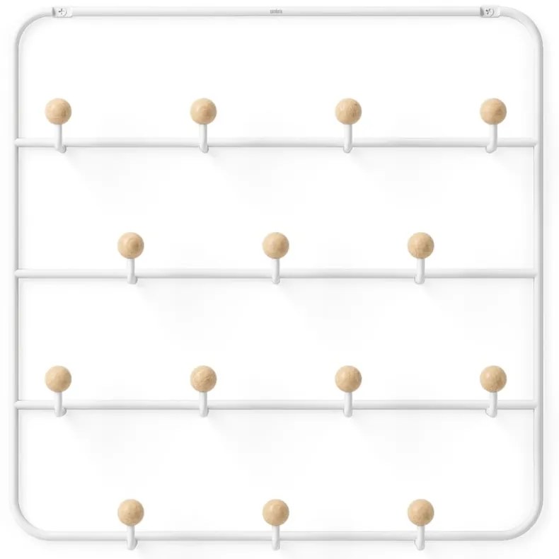 Бяла метална закачалка за врата 36 cm Estique - Umbra