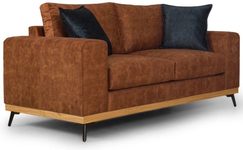 Двуместен диван Dysine-Теракота