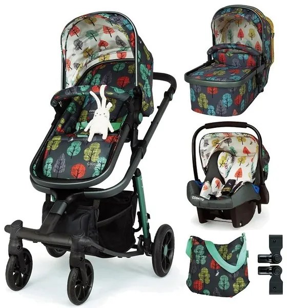Бебешка количка 3в1 Giggle Quad Hare Wood COSATTO