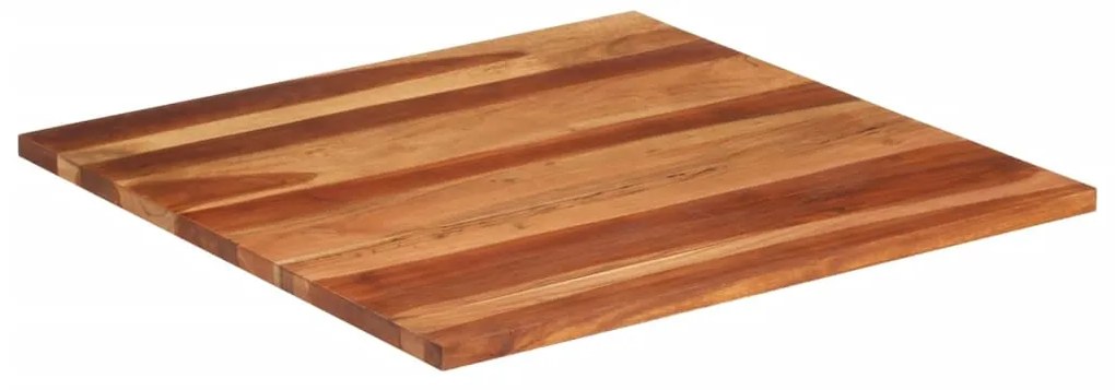285998 vidaXL Плот за маса, акациево дърво масив, 25-27 мм, 80x80 cм