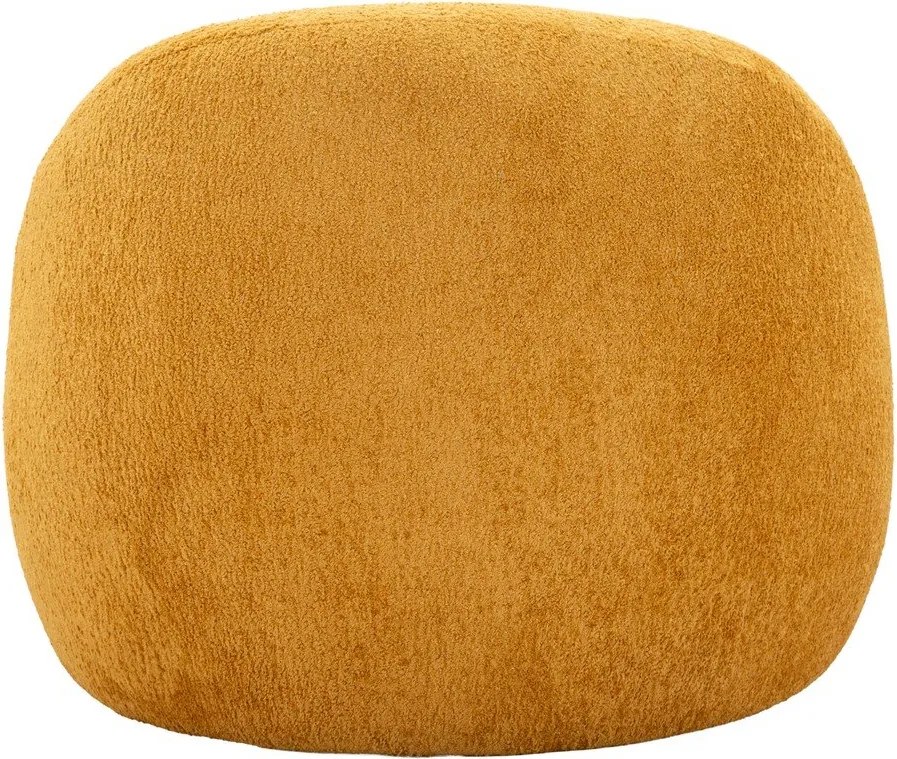 Кресло от букле в цвят горчица Ginerva – Mauro Ferretti