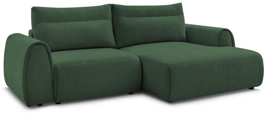 Тъмнозелен ъглов диван Aden – Bobochic Paris