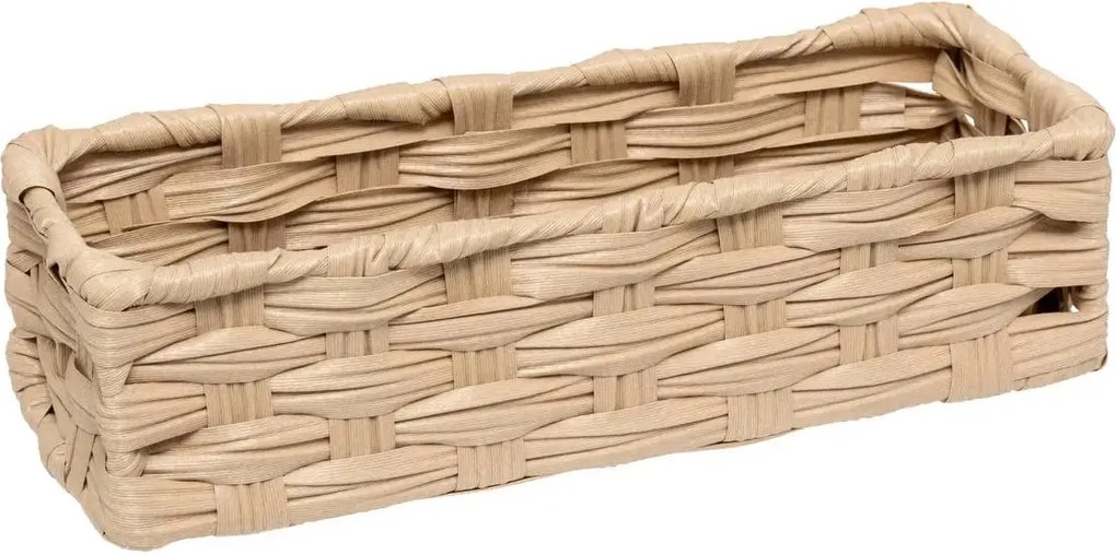 Комплект от 3 коша за съхранение 5five Tresse, PE, Ниски, Бежови