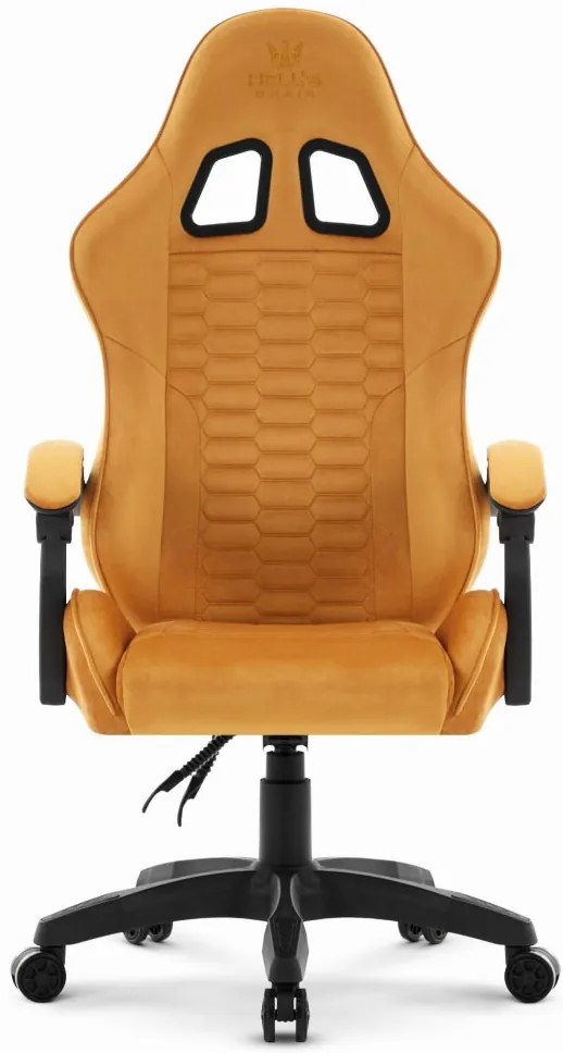 Геймърски стол HC-1000 MUSTARD - кадифена тъкан