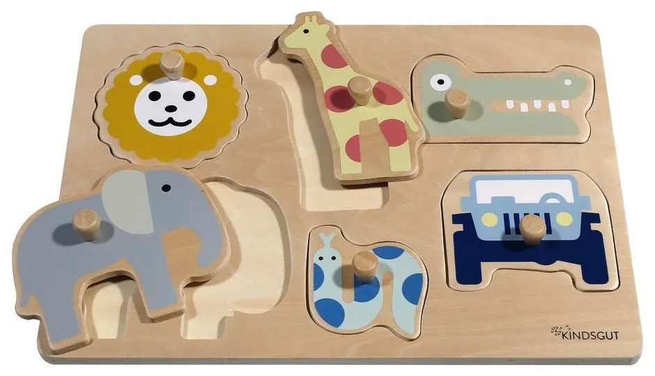 Дървен пъзел (брой части 6) Safari – Kindsgut