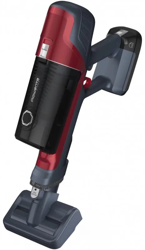 Вертикална прахосмукачка Rowenta X-Pert 6.60 Animal Care RH6878WO, 100W, 2 режима, 0.6 л, 85 dB, Автономия 1 час, LED осветление, Червен/Черен