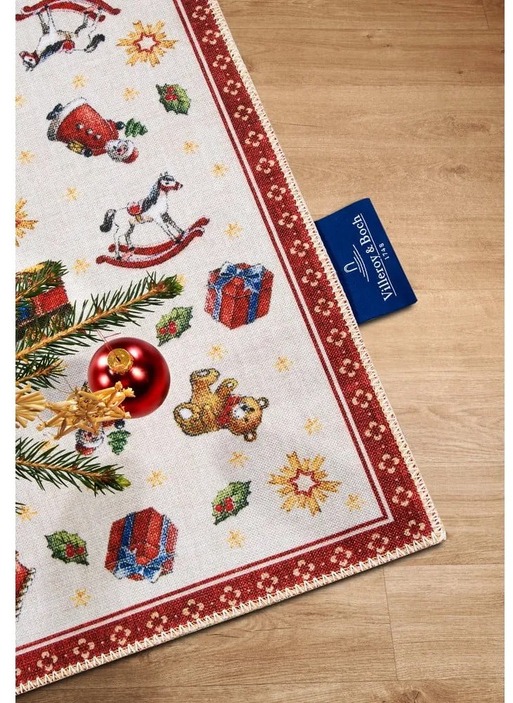 Червен килим с коледен мотив 50x80 cm Red Christmas – Villeroy&amp;Boch