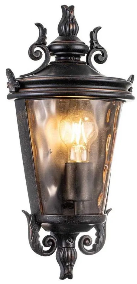 Elstead BT7-M - Външно стенно осветително тяло BALTIMORE 1xE27/60W/230V IP44 бронзово