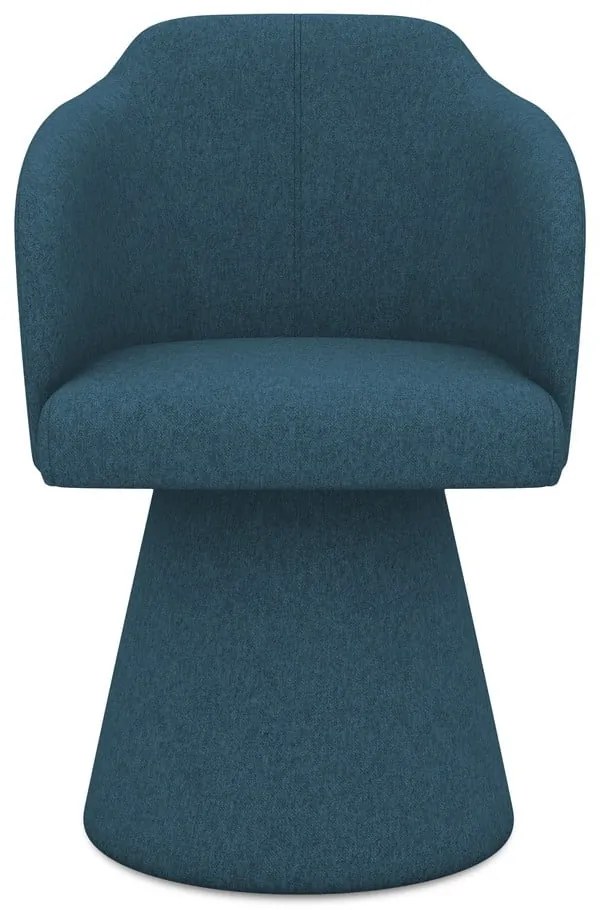 Син тапициран трапезен стол Kanoa – Makamii