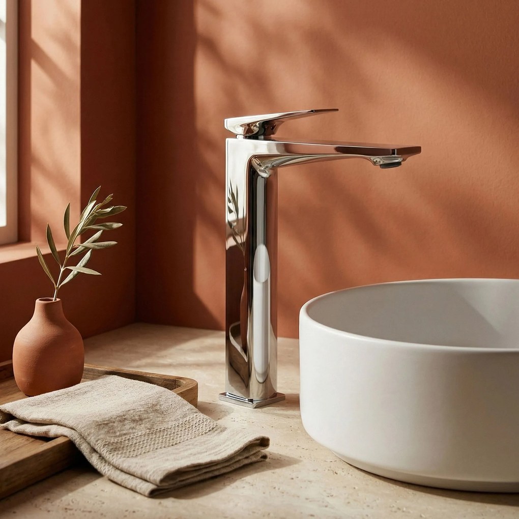 Смесител за мивка PREMIUM Rea Prime Chrome High