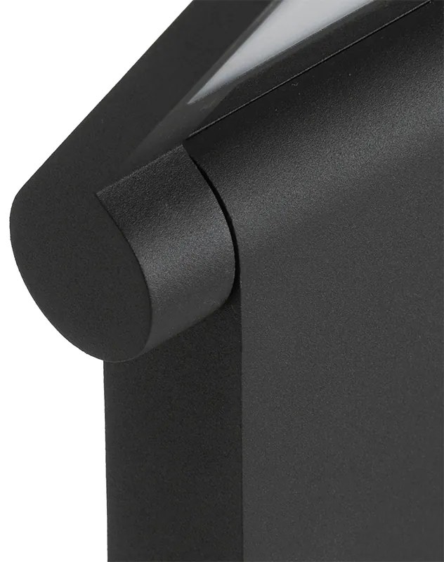 Модерен външен стълб антрацит 60 см с LED IP54 - Zane