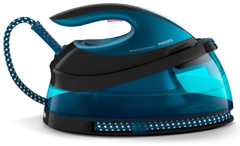Парогенератор Philips PerfectCare GC7846/80, 2400W, 1.5 л, OptimalTemp, 120 г/мин, SteamGlide, Син