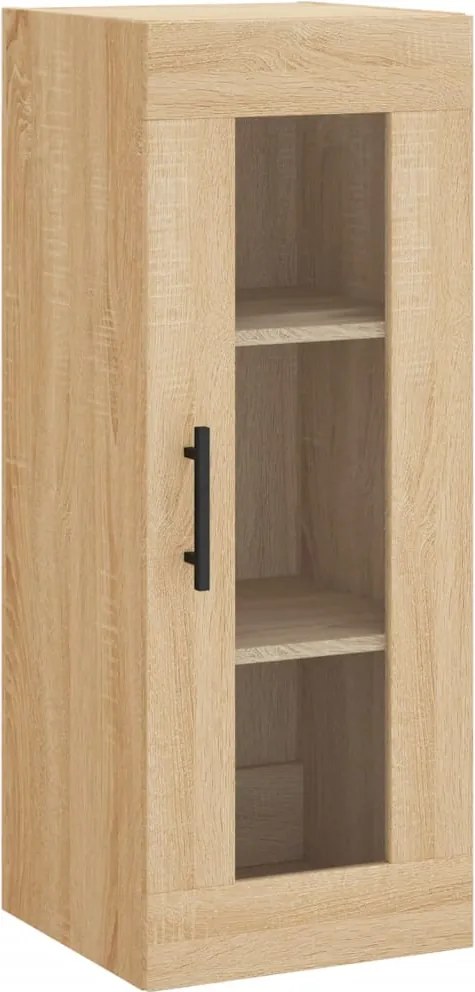 828935 vidaXL Стенен шкаф дъб сонома 34,5x34x90 см