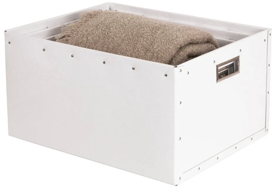 Бели картонени кутии за съхранение в комплект от 3 броя Ture - Bigso Box of Sweden