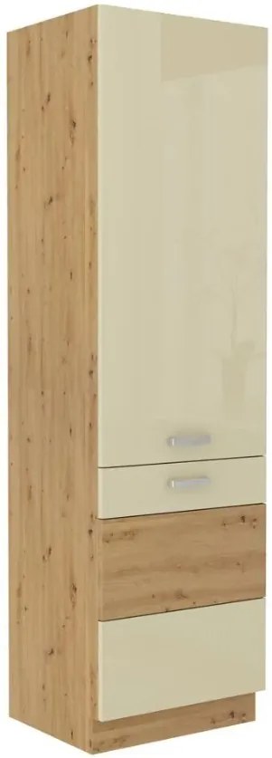 Подов хладилен шкаф Artista 60 LO 210 2F-Cappuccino