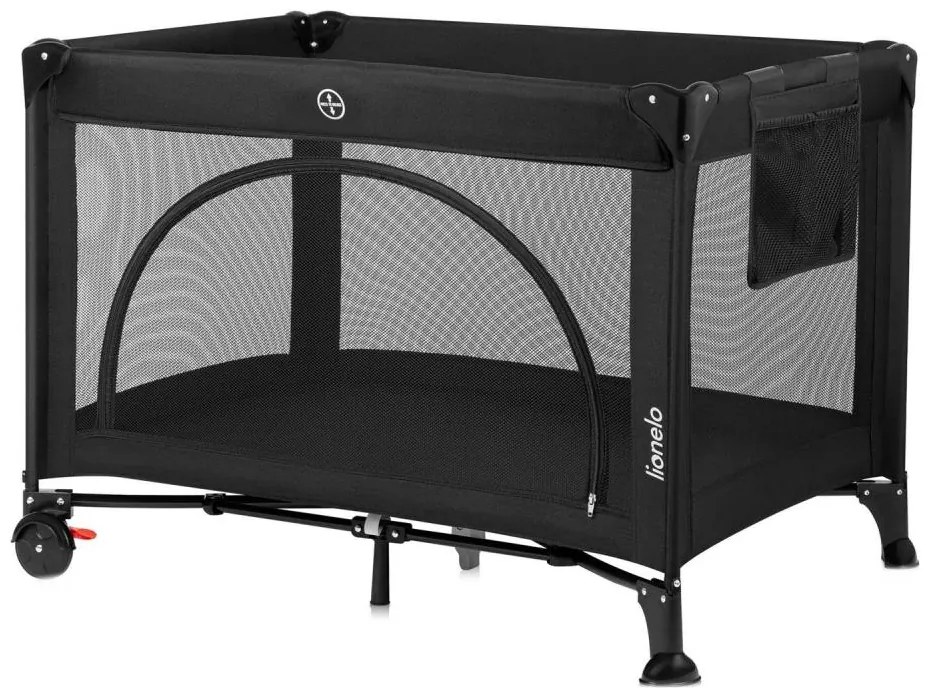 Lionelo - Пътна кошара LAURA Черен карбон