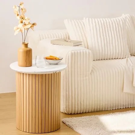 Трапезна маса atmosphera Homelya, Мраморен ефект, 110 cm, MDF