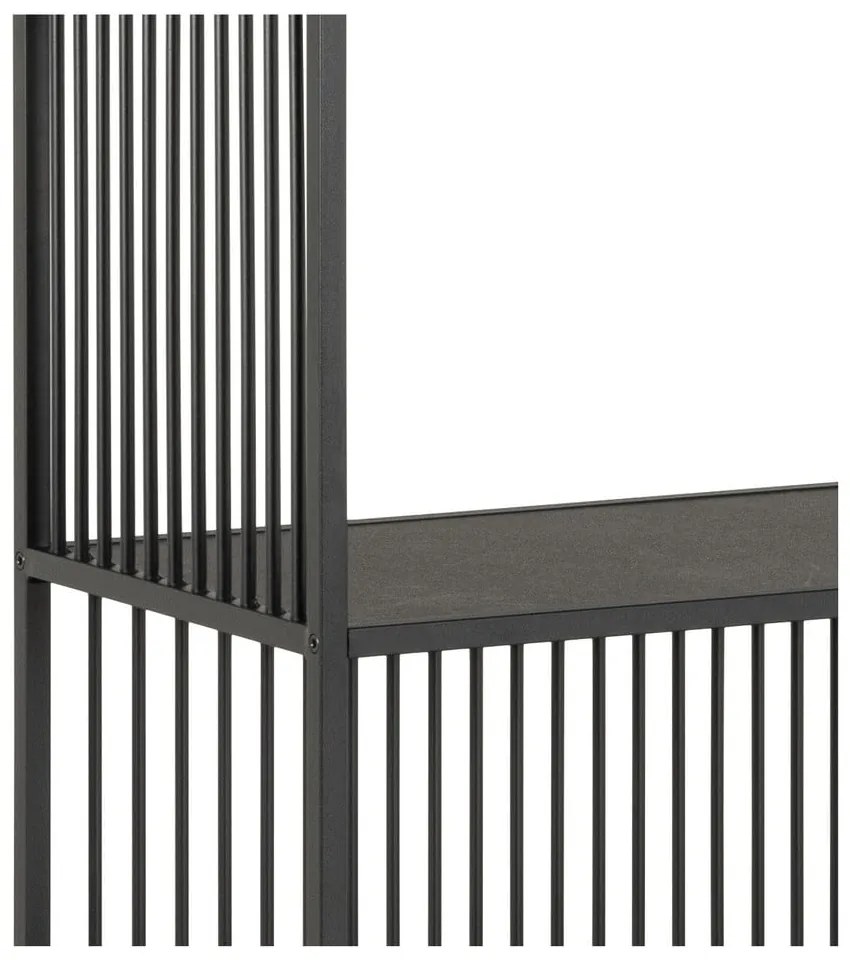 Черна библиотека 120x185x35 cm Strington – Actona