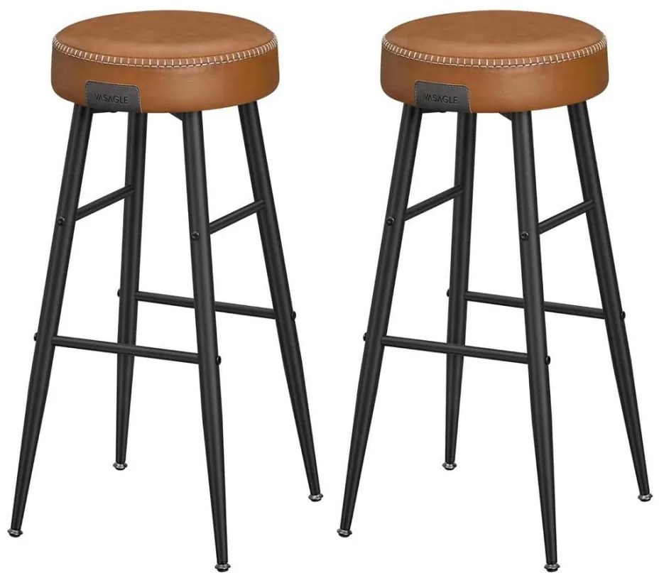 Бар стол LIOR кафяв/черен