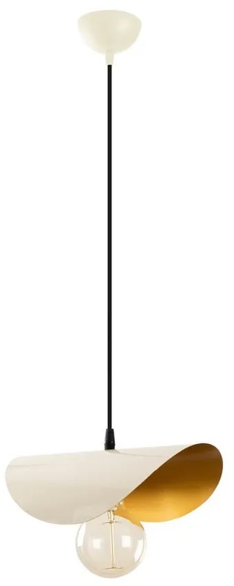 Бяло и златисто висящо осветително тяло Sivani – Opviq lights