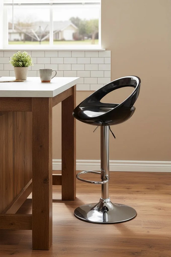 Бар стол Kolby-Черен (2) парчета