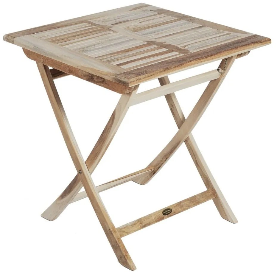 Градинска маса, изработена от тиково дърво , 70 x 70 cm Java - Garden Pleasure