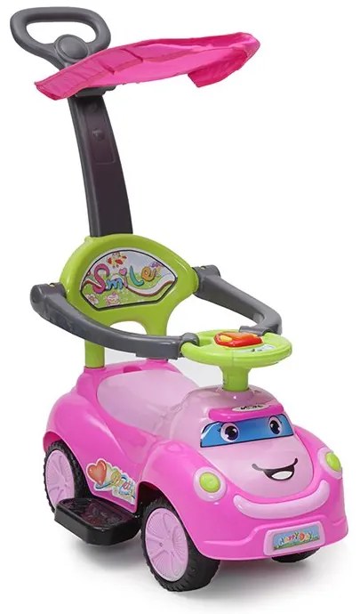 Moni  -  Детска кола за бутане Smile розов