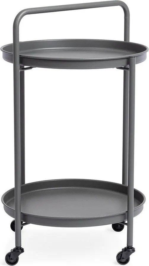 Стоманена маса за сервиране на колелца ø 44,5 cm Austin – Yes Everyday