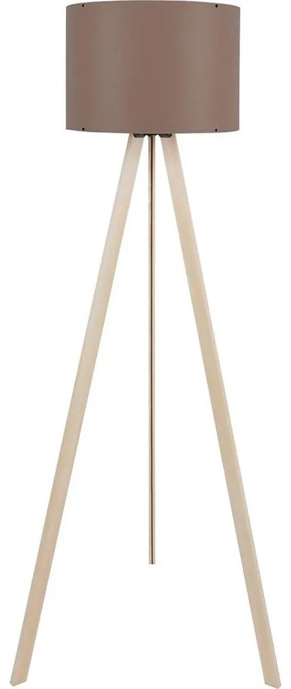 Подова лампа AYD 1xE27/40W/230V кафява/бежова