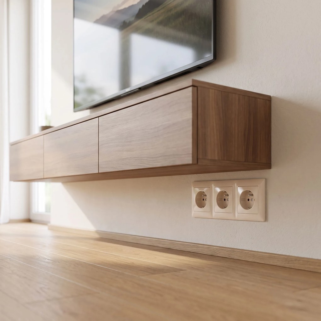Тройна рамка за контакти OSTE JNH015-3F Beige