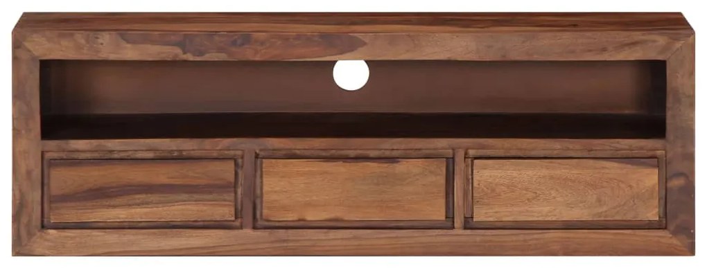 247703 vidaXL ТВ шкаф, 120x30x40 cм, акациево дърво масив