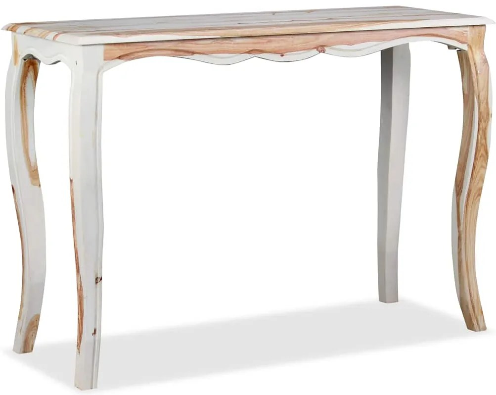 244348 vidaXL Конзолна маса, акация масив, 110x40x76 cм