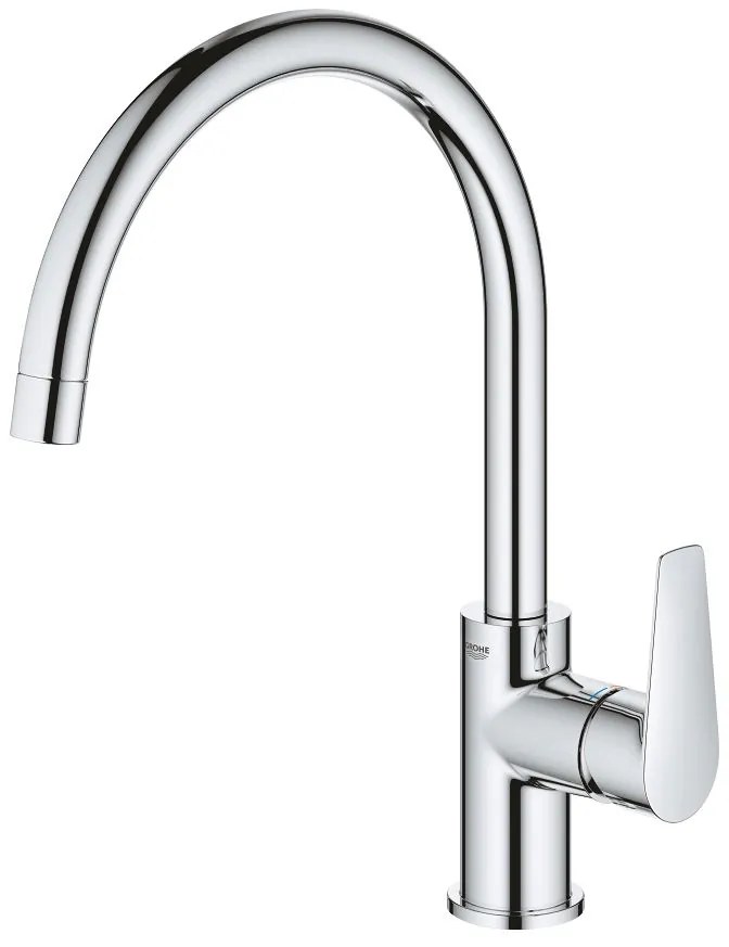 Висока кухненска батерия Grohe BauEdge
