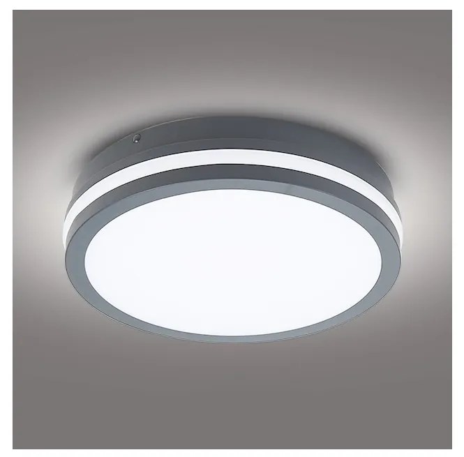 Brilagi - LED външно осветление с сензор BENE LED/24W/230V пр. 26 см IP54